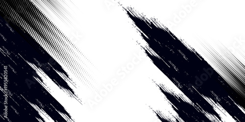 Tire tracks background for rally, drift, motocross, off-road and other auto and motorsport. Black tire marks on a white background with a worn effect and splashes of dirt. Vector isolated texture