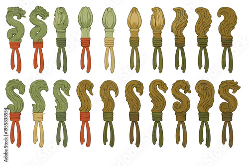 Craftsmen create detailed decorative elements for buildings in a workshop during daylight hours