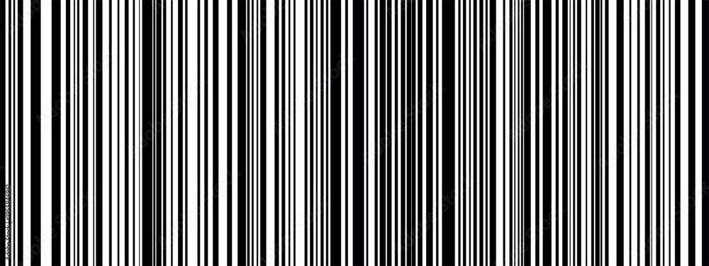 Obraz premium Barcode barcode identification number product scanning . Vertical stripes resembling. Code stripes sticker. Barcode labels, customers qr code.