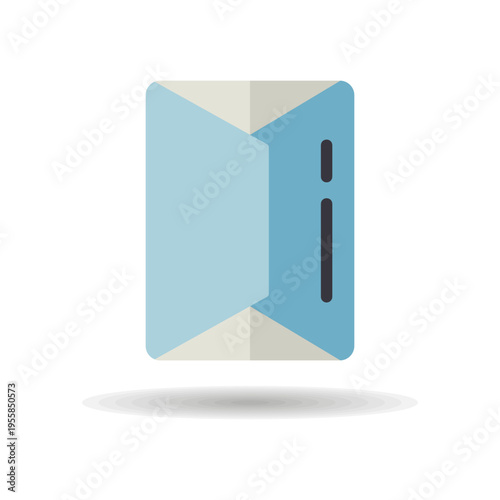 Block of butter package vector icon