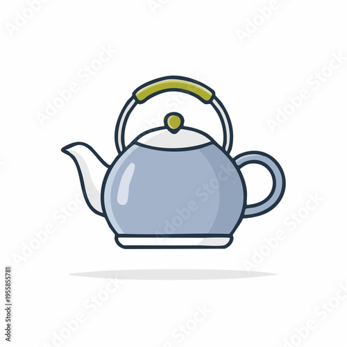 Teekanne Icon minimalistisch Outline