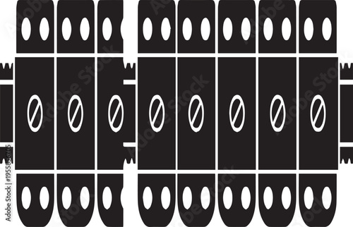 DIN Rail Terminals Silhouettes LOW COMPETITION