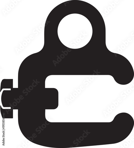 DIN Rail End Bracket Silhouettes LOW COMPETITION