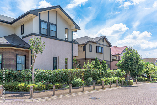 戸建住宅の風景