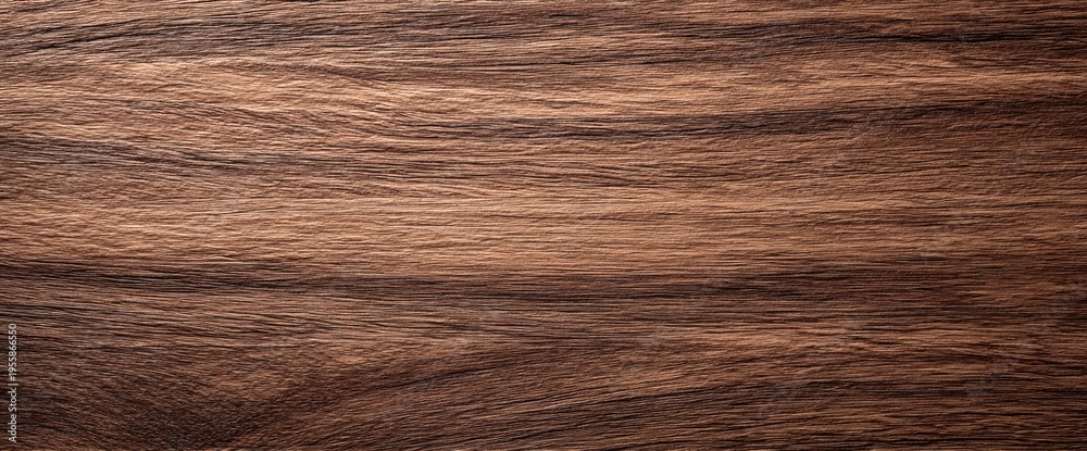 Naklejka premium Dark stained woodgrain texture shows swirling natural pattern with warm brown tones