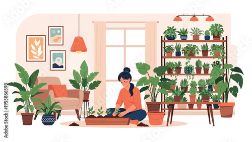 Diverse group of four stylish young men standing together in a row against a plain neutral studio background.