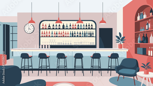 Municipal worker in high visibility orange jacket clears a sidewalk using a snow blower in a suburban neighborhood.