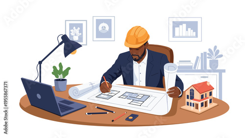 Diverse professional team working on laptops in a modern office environment with a large video conference display.