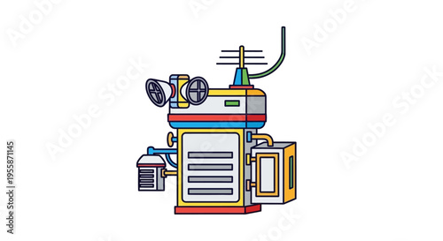 Industrial Machine Equipment Factory Device.