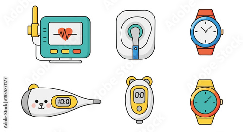 Medical devices for health monitoring.