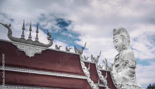 Wat Plai Laem Temple with Guanyin Statue in Koh Samui, Thailand