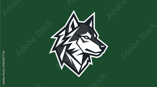 Wolf Head Logo Design.