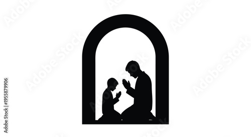 Open pea pod displaying circular peas in a stark silhouette