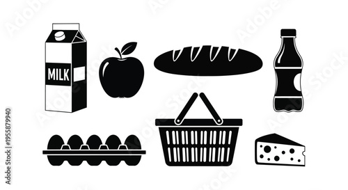 Family in traditional clothing stands together a striking silhouette