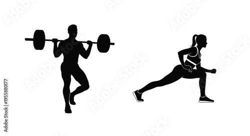 Woman reading a book amidst falling maple leaves a dark silhouette