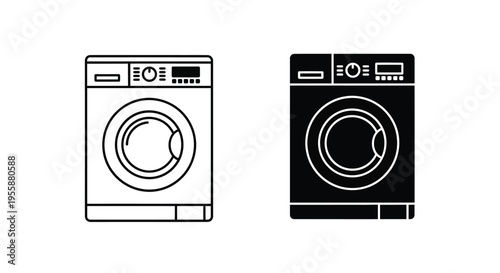 Parking signs with car icons and a minimalist silhouette