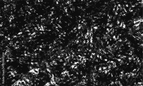 抽象的な黒と白の水彩風テクスチャ背景、編集可能なベクター素材