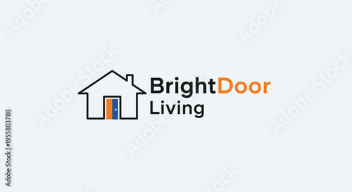 BrightDoor Living house logo icon.
