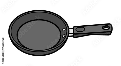 Nonstick frying pan kitchen cookware.