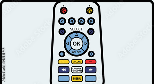 Remote control device for electronics.