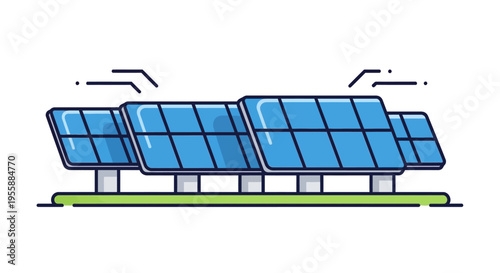 Solar Panel Array for Renewable Energy Generation