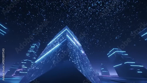 abstract background with stars