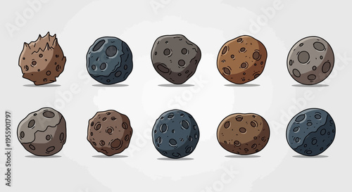 Assorted Chocolate Chip Cookies Displayed.