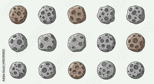 Collection of various cookie types.