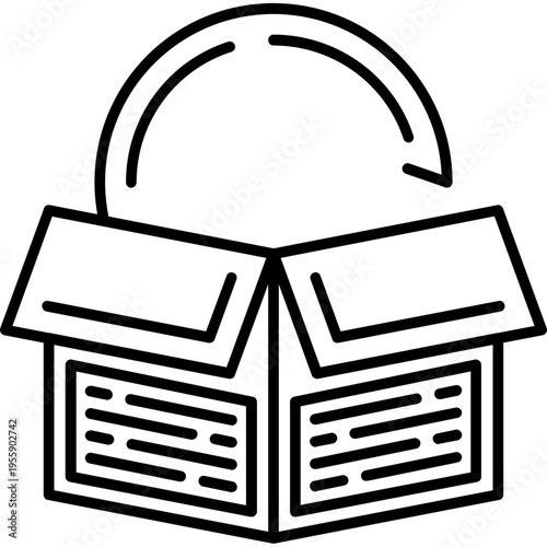 Exchange Item Outline Icon