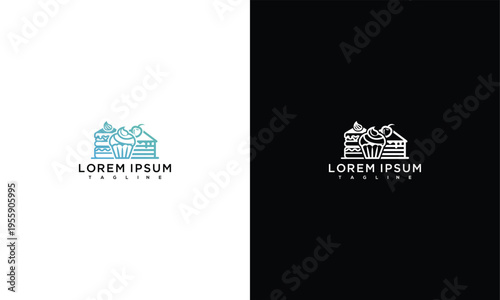 Modern Line Art Building Logo Design Template