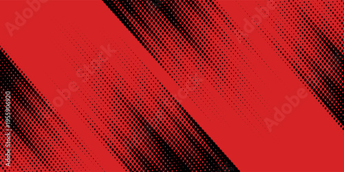Halftone dots red and blue color pattern gradient grunge texture background. Dot pop art comic sport style vector illustration.Eps10
