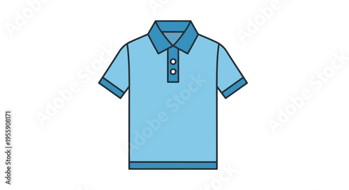 Modern blue polo shirt for casual wear and everyday style