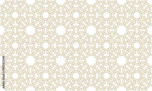 Seamless geometric pattern in authentic arabian style.