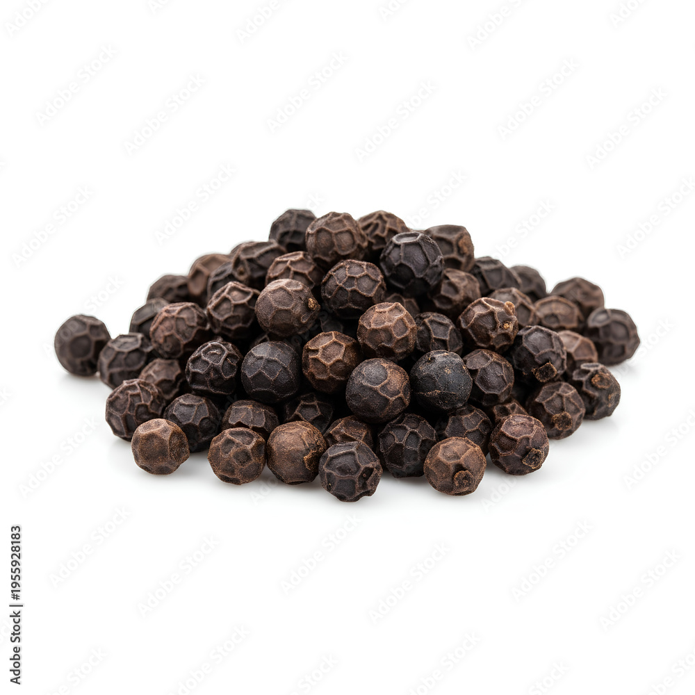 Obraz premium Pile of Black Peppercorns.