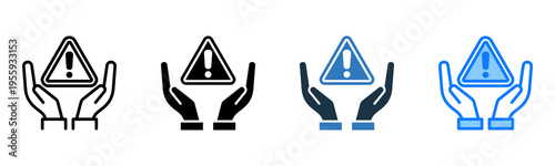 Risk Coverage icon multiple style 