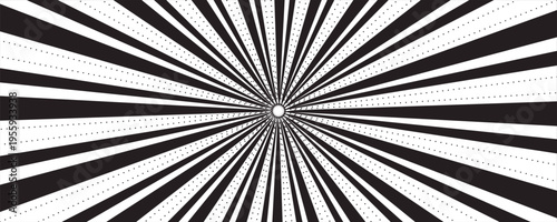 Abstract radial line pattern progression. Minimalist abstract illustration showing radial line patterns evolving in density, symbolizing motion, focus, geometry, and visual rhythm .