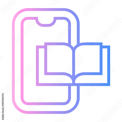 digital Line Gradient Icon