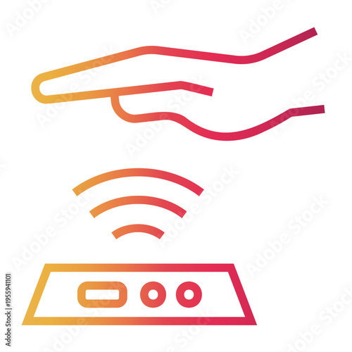 motion Line Gradient Icon