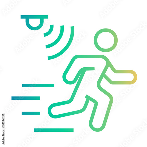 motion Line Gradient Icon