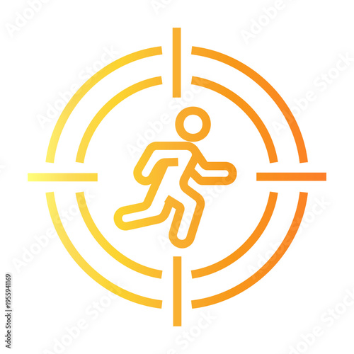 motion Line Gradient Icon