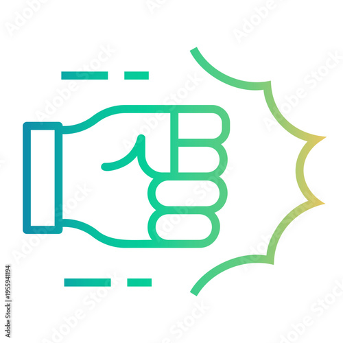 motion Line Gradient Icon