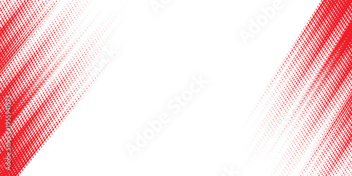 Red and white brush grunge set wrap car sticker pattern abstract banner concept. Sporty lhalftone ines red and white color combination. White red spirit design. Vector eps10