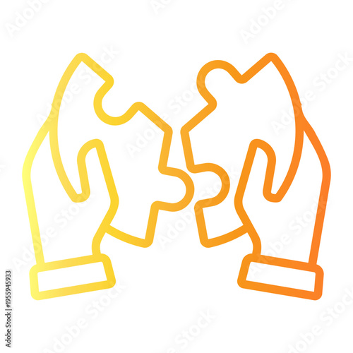 synergy Line Gradient Icon