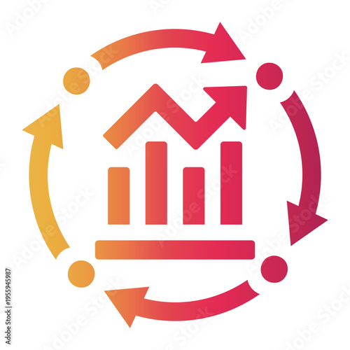 synergy Line Gradient Icon