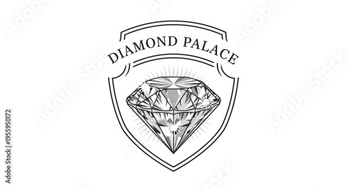 Diamond Palace logo with crest.