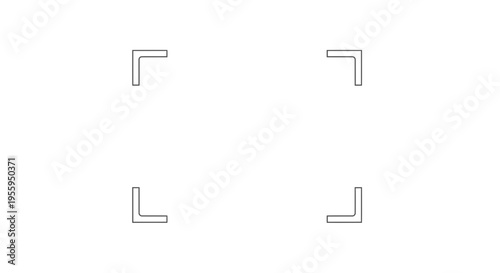 Four gray metal corner brackets.