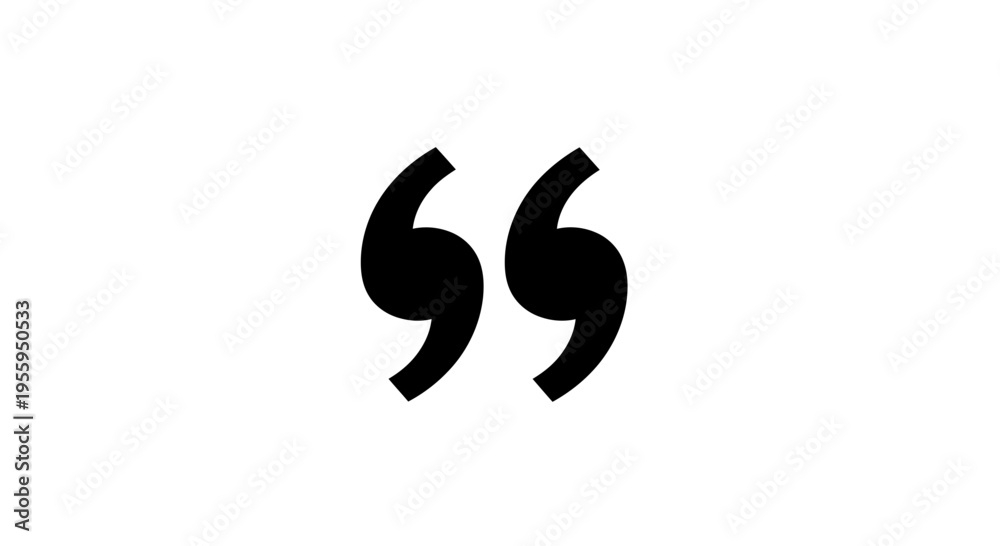 Fototapeta premium Quotation mark symbol punctuation sign.