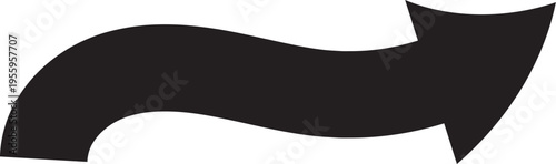 Hand Drawn Upward Trend Arrow