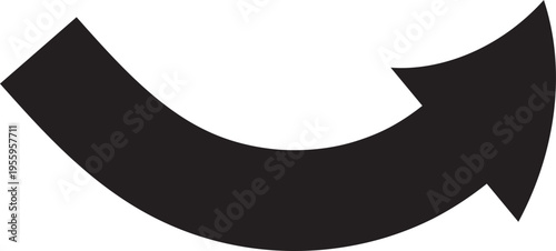 Hand Drawn Upward Trend Arrow