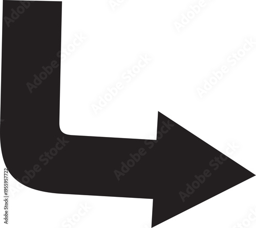 Hand Drawn Upward Trend Arrow